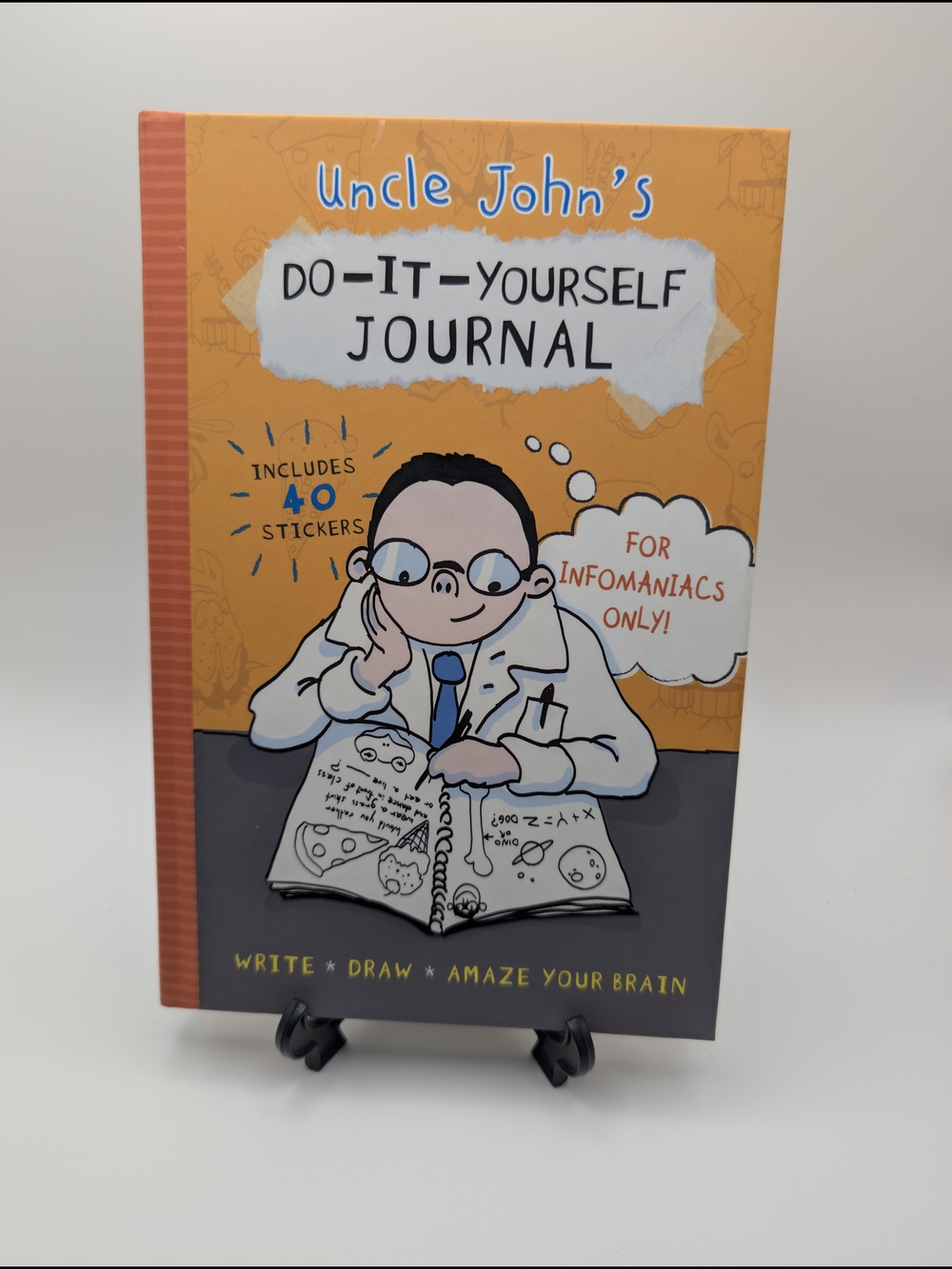 Uncle John's Do-It-Yourself Journal for Infomaniacs Only Hardcover, Brand New